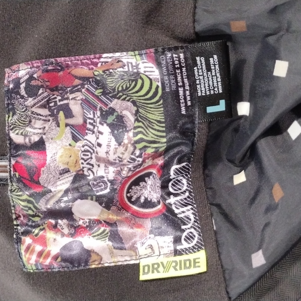 Burton Black Ski Jacket. Large - image 2
